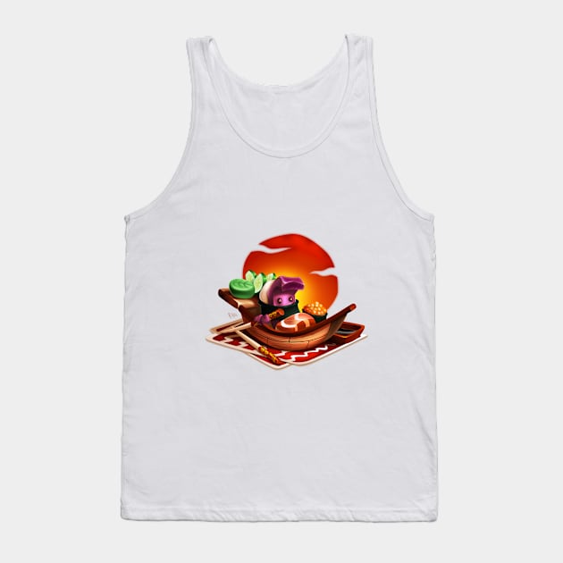 Sailing Sushi Tank Top by Fiocco's